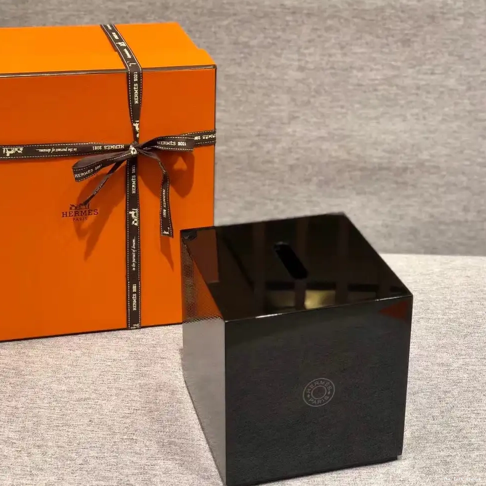 SQUARE HERMES KBOX TISSUE BOX 0516
